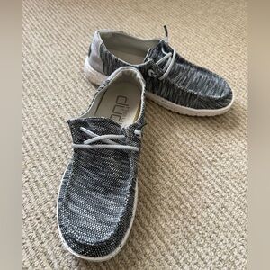 Hey Dude Wendy Sox Dark Grey Size 6